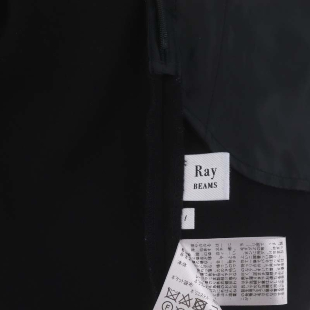 Ray BEAMS(レイビームス)のレイビームス Ray Beams 裾ジップ パンツ フレア 1 黒 ブラック レディースのパンツ(その他)の商品写真