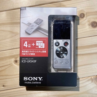 SONY - SONY ステレオICレコーダー　ICD-UX543F