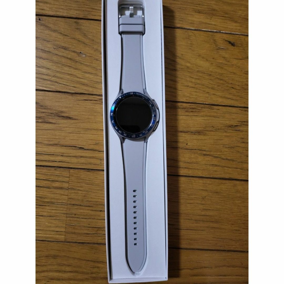 SAMSUNG(サムスン)のGalaxy Watch4 Classic 46mm シルバー スマホ/家電/カメラのスマートフォン/携帯電話(その他)の商品写真