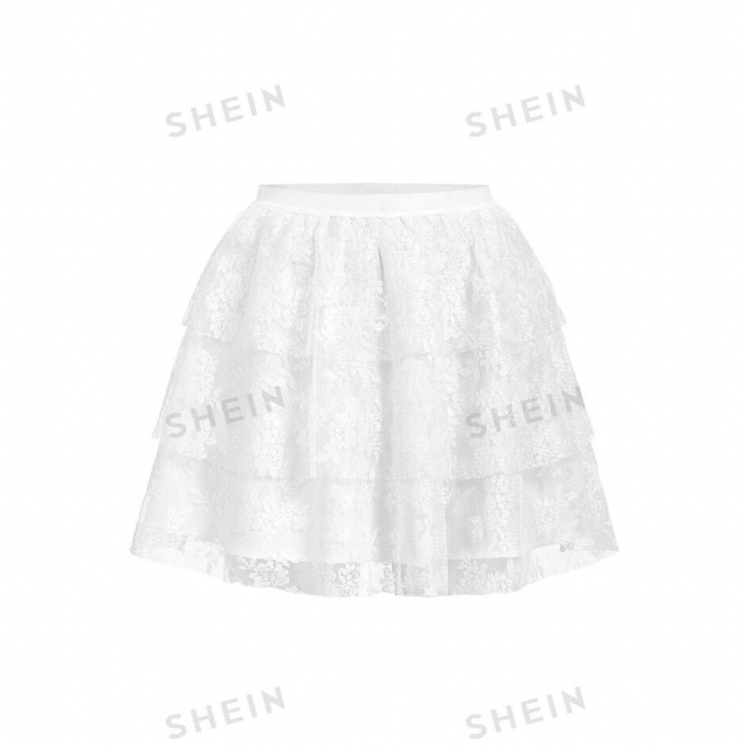 SHEIN(シーイン)のshein レーススカート レディースのスカート(ミニスカート)の商品写真