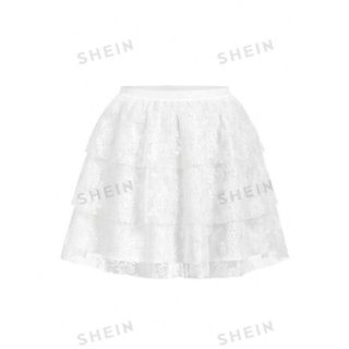 シーイン(SHEIN)のshein レーススカート(ミニスカート)