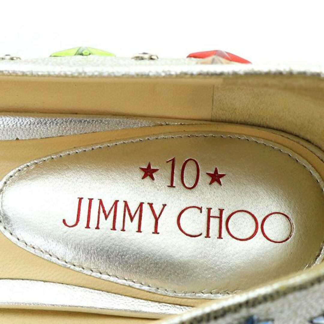 JIMMY CHOO(ジミーチュウ)のジミーチュウ JIMMY CHOO フラットシューズ パンプス 24cm レディースの靴/シューズ(ハイヒール/パンプス)の商品写真