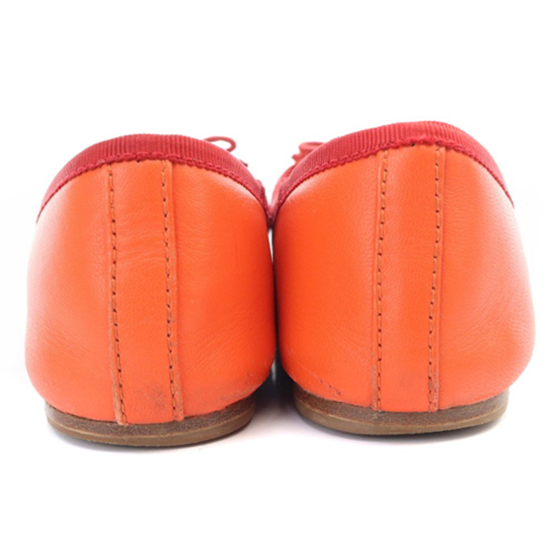 Tory Burch(トリーバーチ)のトリーバーチ バレエシューズ パンプス フラット 7M 24cm オレンジ レディースの靴/シューズ(バレエシューズ)の商品写真