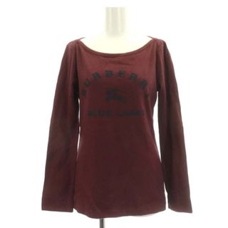 BURBERRY BLUE LABEL - バーバリーブルーレーベル Tシャツ カットソー 長袖 ロゴ プリント 38