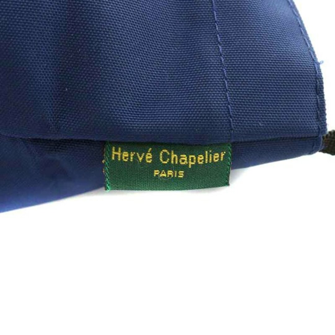 Herve Chapelier(エルベシャプリエ)のエルベシャプリエ ナイロン舟形ショルダーバッグ XS 紺 黒 1927N レディースのバッグ(ショルダーバッグ)の商品写真