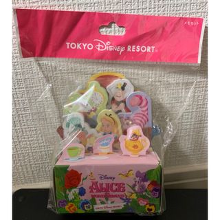 ディズニー(Disney)の不思議の国のアリスメモセット(ノート/メモ帳/ふせん)