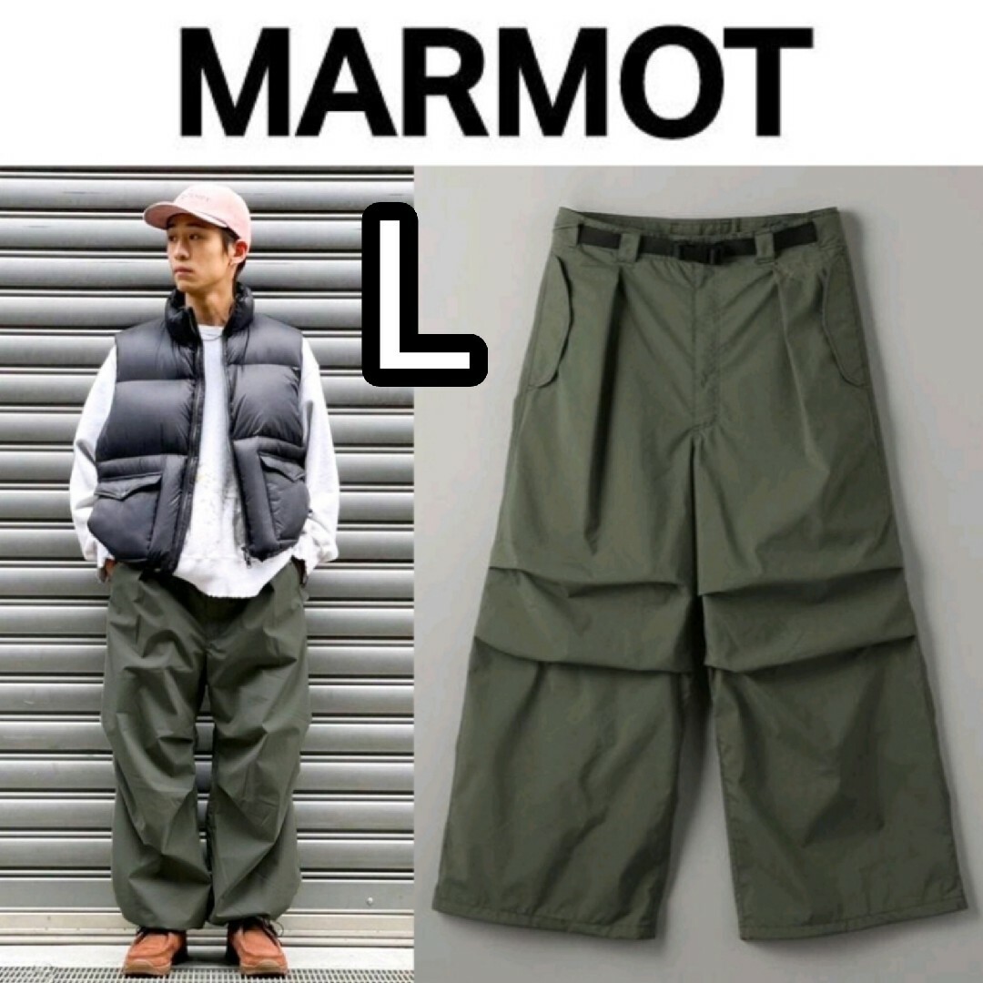 MARMOT - MARMOT CAPITAL WINDSTOPPER ソフトシェルパンツ Lの MARMOT - MARMOT CAPITAL WINDSTOPPER ソフトシェルパンツ Lの