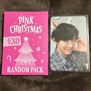 エクソ(EXO)のEXO PINK CHRISTMAS ランダムトレカ チャニョル (アイドルグッズ)