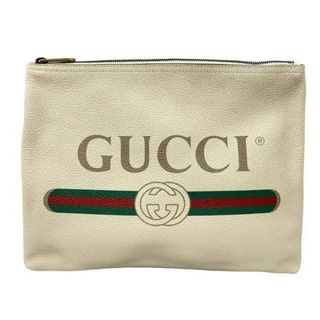 グッチ(Gucci)のグッチ GUCCI 500981 ヴィンテージロゴ ポートフォリオ クラッチ(セカンドバッグ/クラッチバッグ)