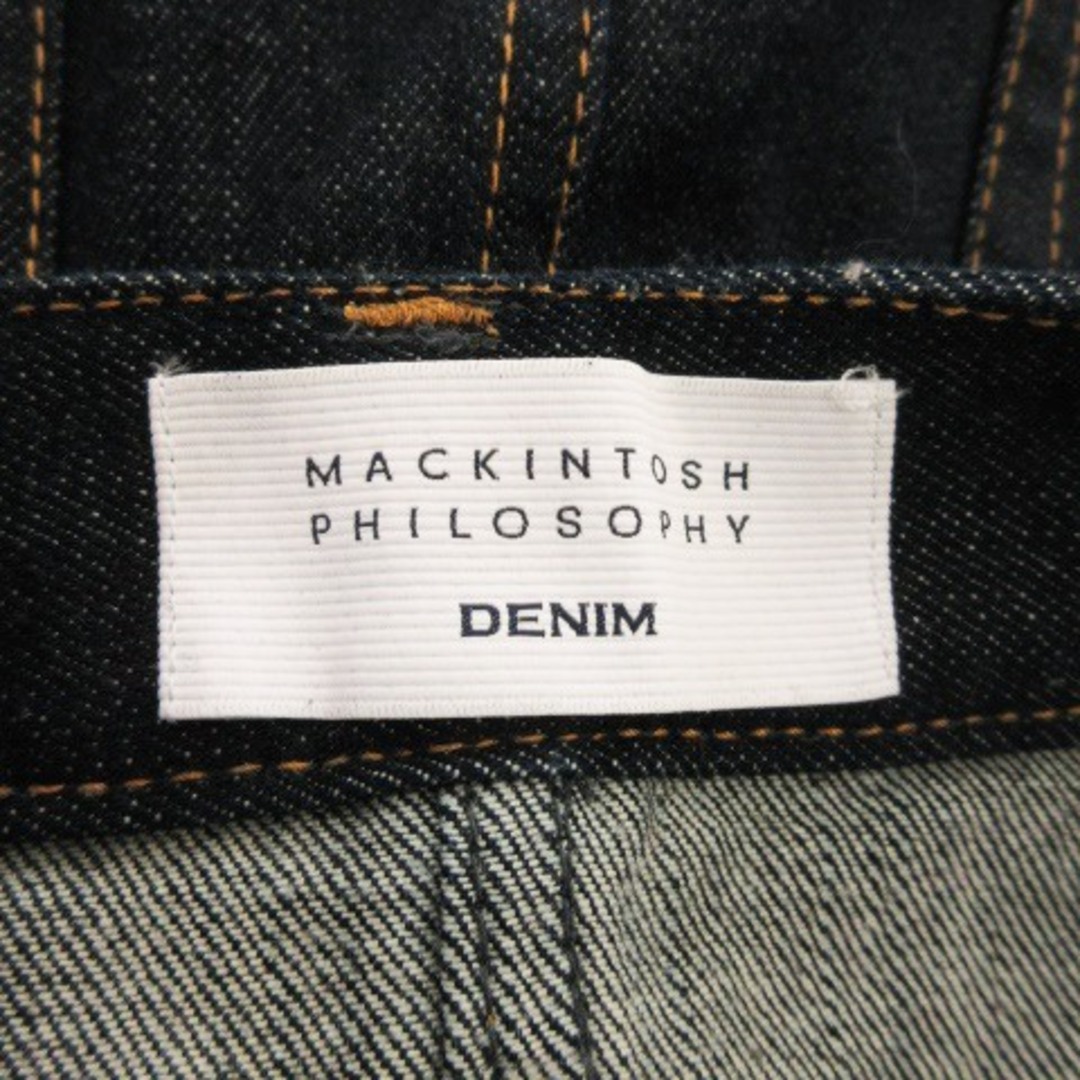 MACKINTOSH PHILOSOPHY(マッキントッシュフィロソフィー)のマッキントッシュフィロソフィー スカート デニム タイト ミニ 38 紺 レディースのスカート(ミニスカート)の商品写真