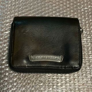 クロムハーツ(Chrome Hearts)のクロムハーツ　スクエア ジップ ビル レザー カモフラ ウォレット(折り財布)