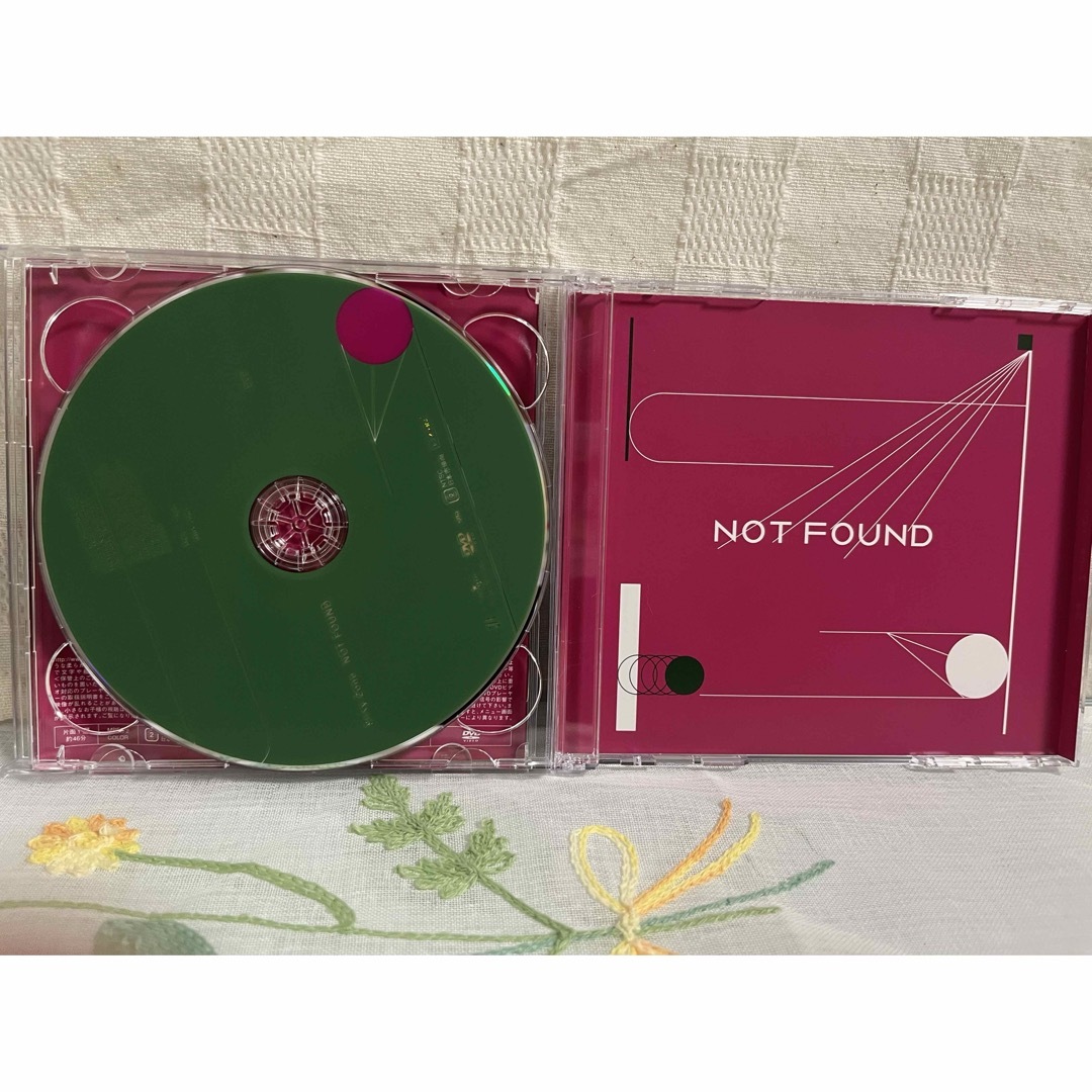 NOT　FOUND（初回限定盤A） エンタメ/ホビーのCD(ポップス/ロック(邦楽))の商品写真