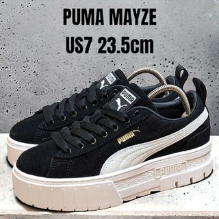 プーマ(PUMA)のPUMA MAYZE プーマ メイズ 23.5cm ブラック 厚底スニーカー(スニーカー)