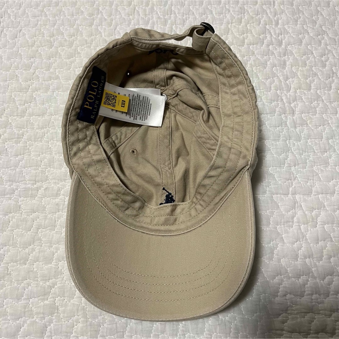 POLO RALPH LAUREN(ポロラルフローレン)のPOLO RALPH LAUREN キャップ ベージュ 59cm メンズの帽子(キャップ)の商品写真