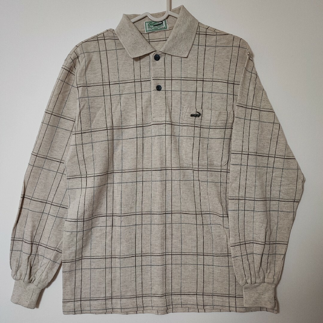 Crocodile(クロコダイル)のCrocodile LS チェック　POLO メンズのトップス(シャツ)の商品写真