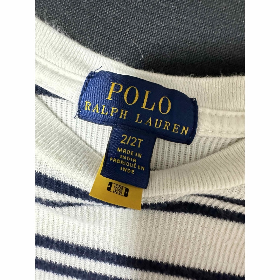 Ralph Lauren(ラルフローレン)のラルフローレン　キッズ　ボーダーニット　2T キッズ/ベビー/マタニティのキッズ服男の子用(90cm~)(ニット)の商品写真