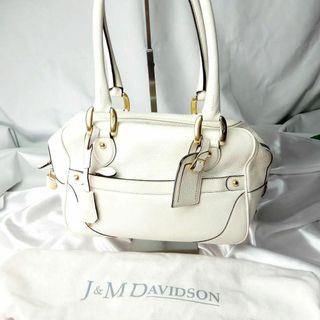 ジェイアンドエムデヴィッドソン(J&M DAVIDSON)のJ&M DAVIDSON　ハンドバッグ　MINI MIA 　レザー　ホワイト(ハンドバッグ)