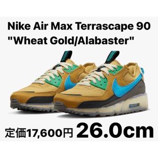 ナイキ(NIKE)のナイキ エアマックス テラスケープ90 ウィートゴールド/アラバスター 26.0(スニーカー)