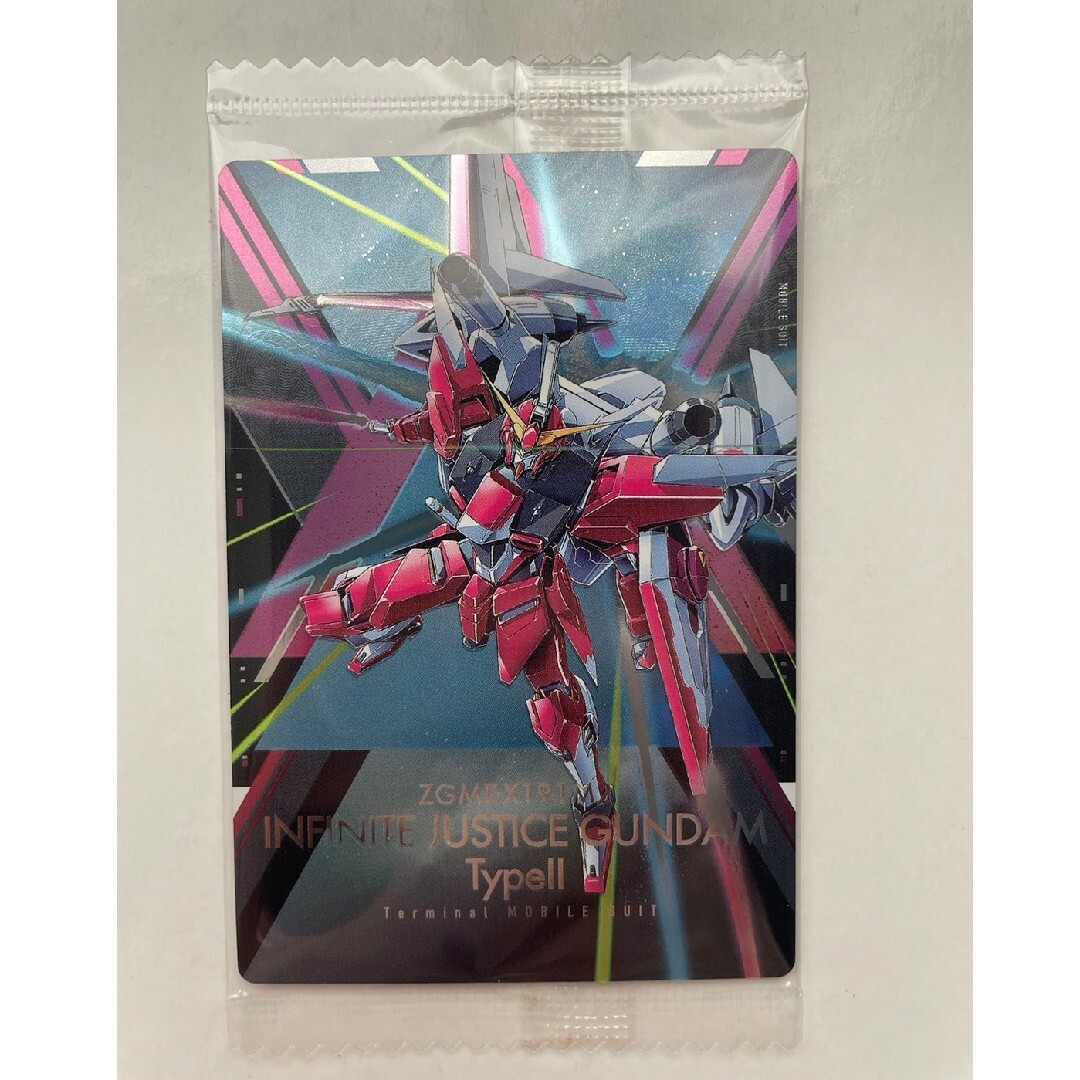 BANDAI(バンダイ)のガンダムSEED FREEDOM ウエハース インフィニットジャスティス弐式 エンタメ/ホビーのアニメグッズ(カード)の商品写真