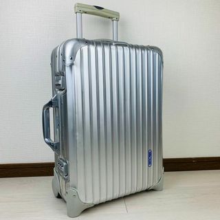 リモワ(RIMOWA)の美品✨青ロゴ リモワ トパーズ 32L 機内持ち込み 2輪 シルバー トローリー(トラベルバッグ/スーツケース)