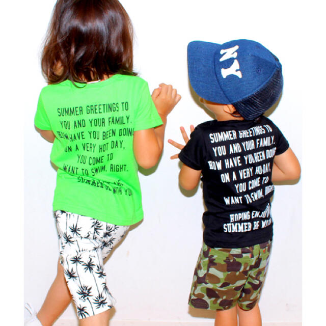 ANAP Kids(アナップキッズ)のANAP kids★バックメッセージ ロゴ Ｔシャツ キッズ/ベビー/マタニティのキッズ服男の子用(90cm~)(Tシャツ/カットソー)の商品写真