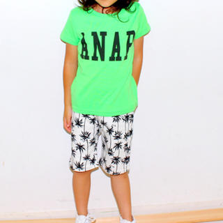 アナップキッズ(ANAP Kids)のANAP kids★バックメッセージ ロゴ Ｔシャツ(Tシャツ/カットソー)