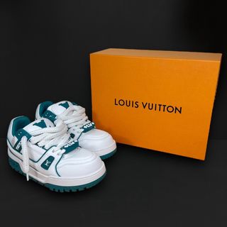 ルイヴィトン(LOUIS VUITTON)のルイヴィトン LVトレイナー マキシ チャンキーソール スニーカー 7 グリーン(スニーカー)