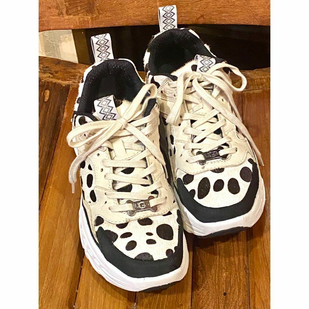 UGG(アグ)の激レア✨④美品✨24厚手～24.5薄手✨UGG✨DALMATIAN✨ダルメシアン レディースの靴/シューズ(スニーカー)の商品写真