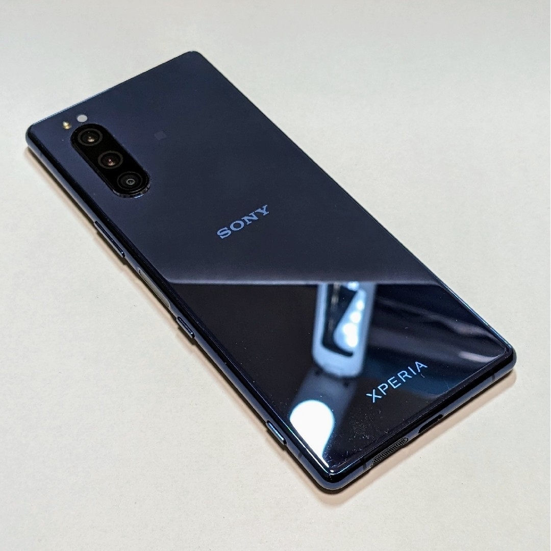 ずっと気になってた SONY Xperia 5 901SO ブルー - スマートフォン本体 | 送料無料 スマートフォン本体