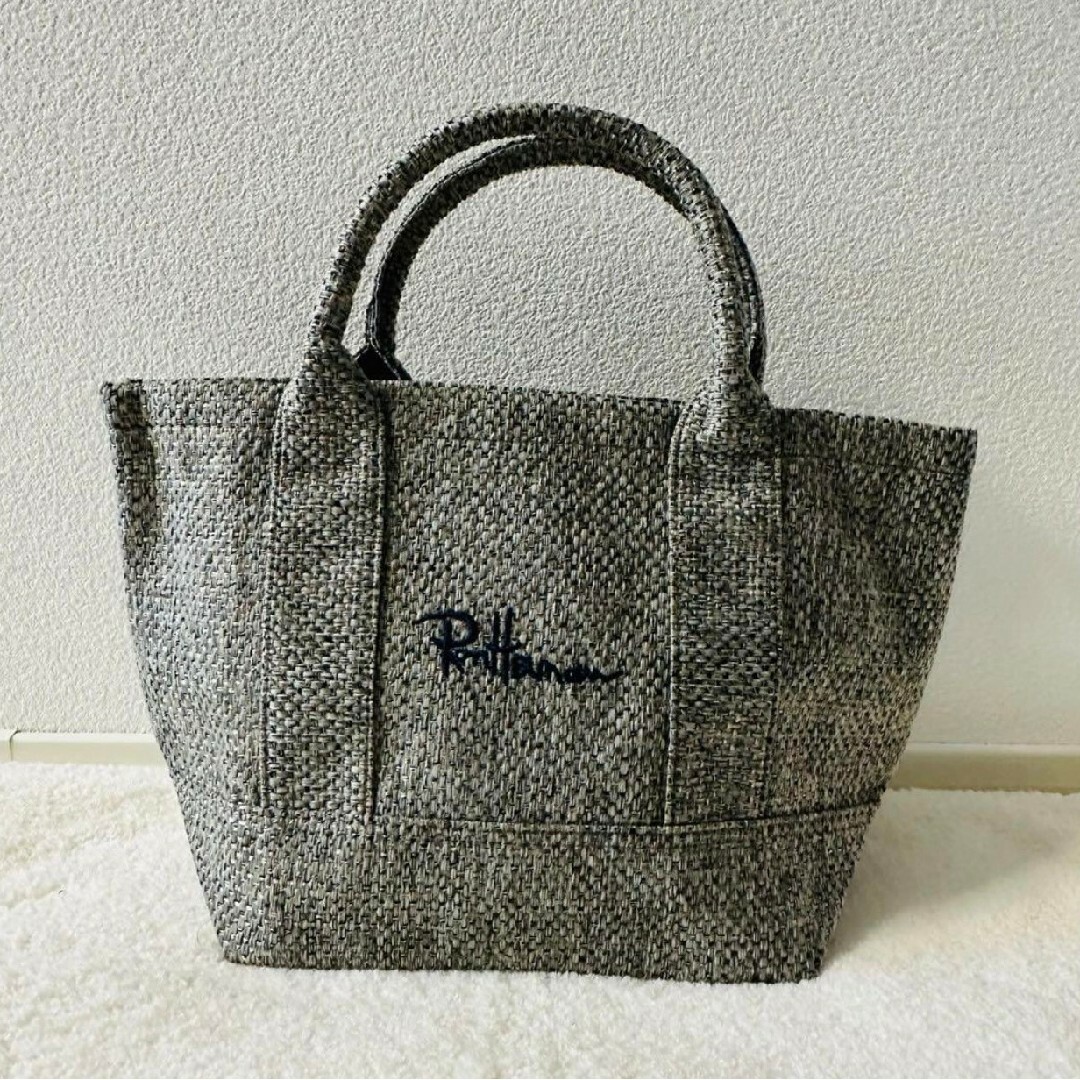 Ron Herman(ロンハーマン)のロンハーマン　ロゴ刺繍　グレー　トートバッグ　新品未使用 レディースのバッグ(トートバッグ)の商品写真