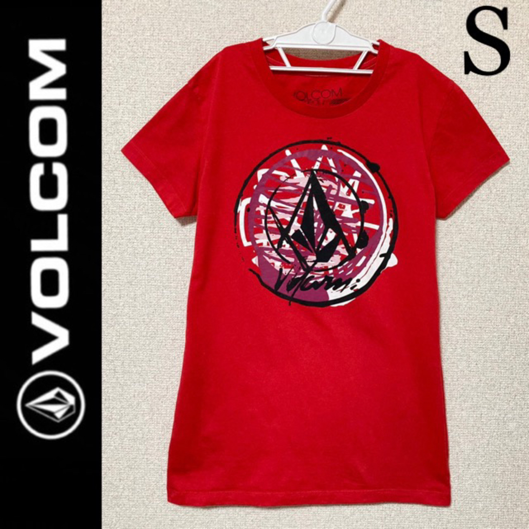 volcom(ボルコム)の１回着☆VOLCOMロゴ半袖TシャツSボルコムロンハーマンRVCAリップカール レディースのトップス(Tシャツ(半袖/袖なし))の商品写真