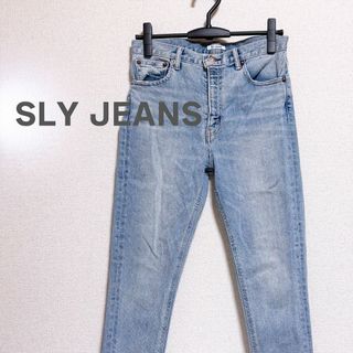 スライ(SLY)のSLY JEANS スライ　ジーンズ　パンツ　デニム　ブルー　青　カットオフ(デニム/ジーンズ)