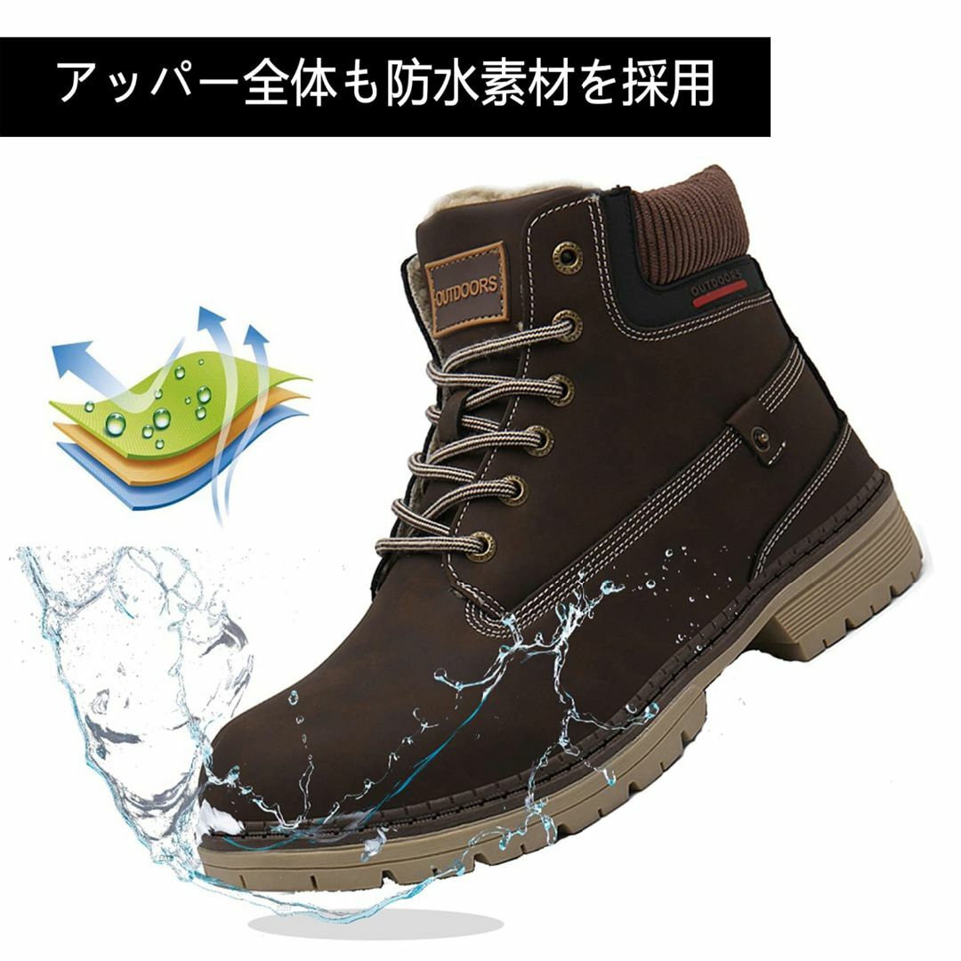 ZUSERIS ハイキングシューズ 登山靴 スノーブーツ メンズ レディース ト メンズの靴/シューズ(その他)の商品写真