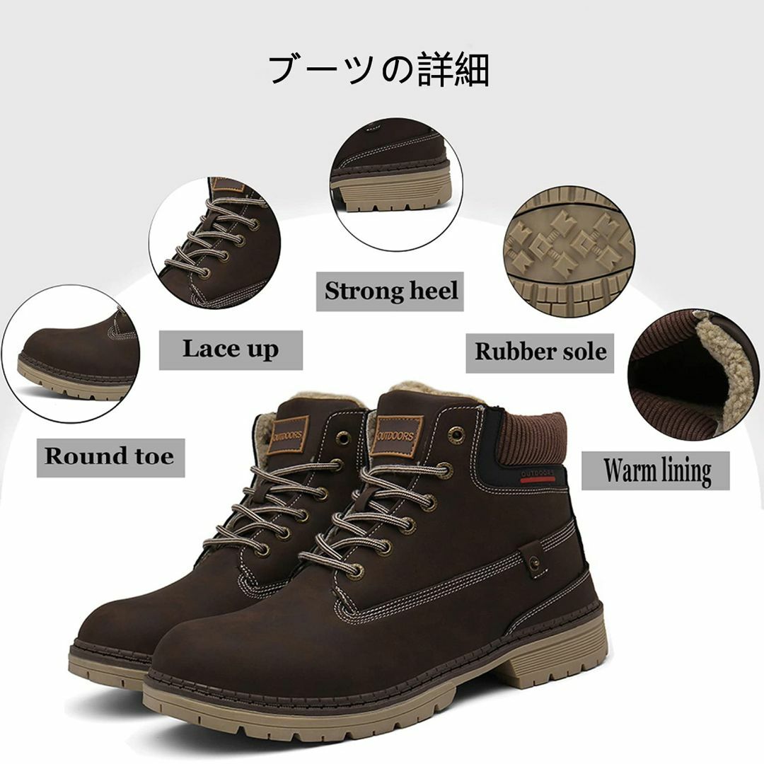 ZUSERIS ハイキングシューズ 登山靴 スノーブーツ メンズ レディース ト メンズの靴/シューズ(その他)の商品写真