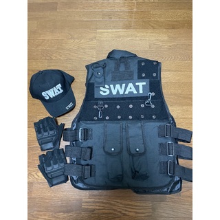 SWAT コスプレ タクティカルベスト USJ コスプレ ホラーナイト SWAT(衣装一式)