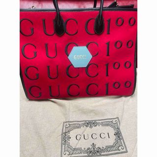 Gucci - グッチ GUCCI100 ラージトートバッグ トートバッグ