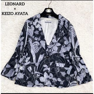 LEONARD - レオナール　KEIZO AYATA テーラードジャケット　花柄　3L