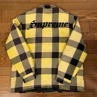 シュプリーム(Supreme)のSupreme Quilted Flannel Shirt "Yellow"(シャツ)