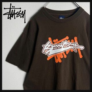 ステューシー(STUSSY)の【USA製】ステューシー　ビッグロゴ　Tシャツ　人気Lサイズ　即完売モデル(Tシャツ/カットソー(半袖/袖なし))