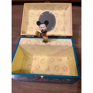 ディズニー(Disney)の東京ディズニーランド　オルゴール　ジュエリーボックス　レトロ　ミッキー(キャラクターグッズ)