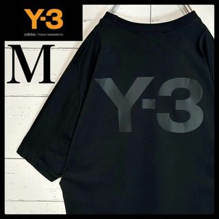 ワイスリー(Y-3)の【L相当】Y-3 ワイスリー☆ヨウジヤマモト アディダス Tシャツ バックロゴ(Tシャツ/カットソー(半袖/袖なし))