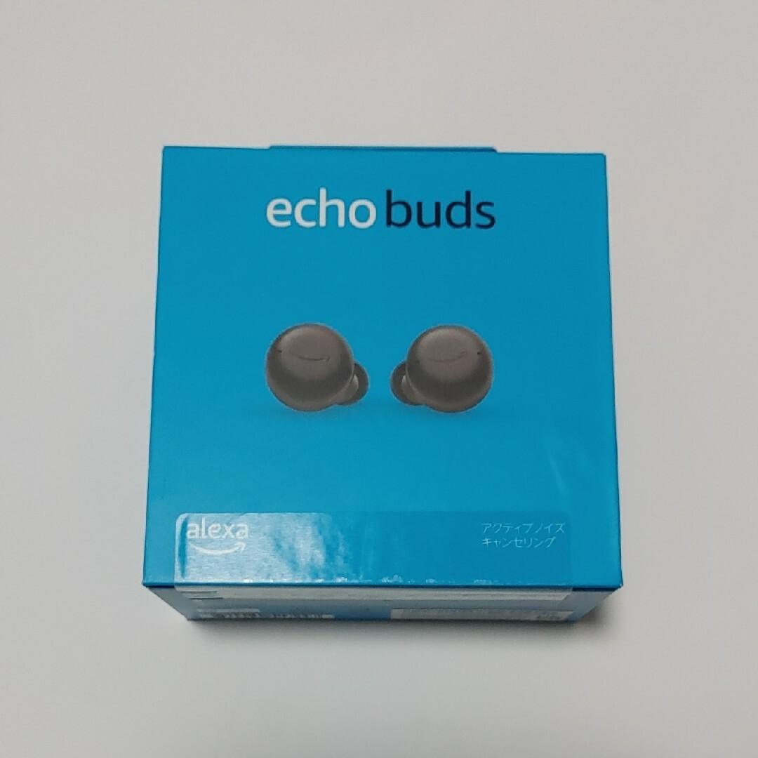 Amazon(アマゾン)の新品未開封 Amazon Echo Buds エコーバッズ 第2世代 ブラック スマホ/家電/カメラのオーディオ機器(ヘッドフォン/イヤフォン)の商品写真