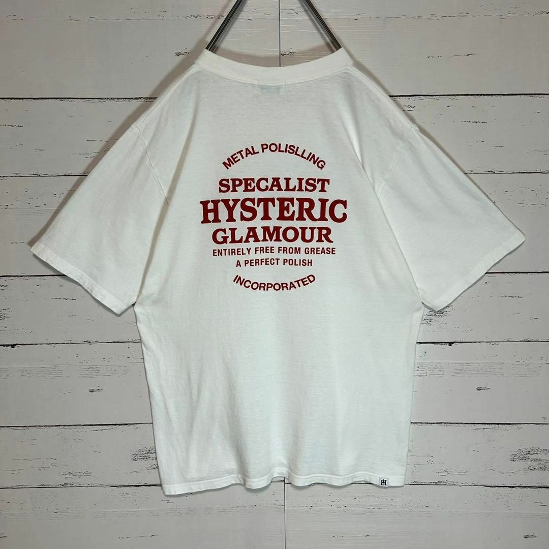 HYSTERIC GLAMOUR(ヒステリックグラマー)の【希少モデル】ヒステリックグラマー☆ヒスガール センターロゴ Tシャツ 即完売 メンズのトップス(Tシャツ/カットソー(半袖/袖なし))の商品写真