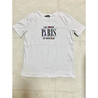 ザラ(ZARA)のZARA ザラ　Tシャツ　パリ　パン　エッフェル塔　フランス　ハート　Tシャツ(Tシャツ(半袖/袖なし))