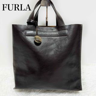 フルラ(Furla)の美品✨FURLA フルラ　デイバイドイット　ハンドバッグ　トートバッグ　腕かけ(ハンドバッグ)