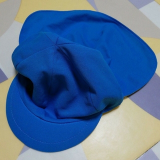 ひかりのくにカラー帽子青 × 黄 日よけ付き(帽子)