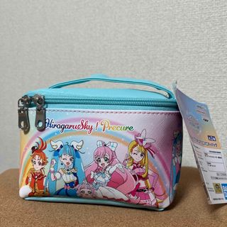 バンダイ(BANDAI)のひろがるスカイ！プリキュア  ミニバニティバッグ　ブルー(キャラクターグッズ)