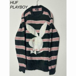 ハフ(HUF)のHUF PLAYBOY モヘアニット ボーダー(ニット/セーター)