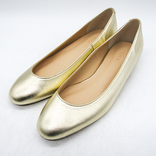 IENA - イエナ パンプス フラットシューズ ブランド 靴 シューズ 日本製 レディース 37サイズ ゴールド IENA