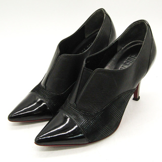 プールサイド(POOL SIDE)のプールサイド ブーティ― ハイヒール ブランド 靴 シューズ 日本製 黒 レディース 24サイズ ブラック POOL SIDE(ブーティ)